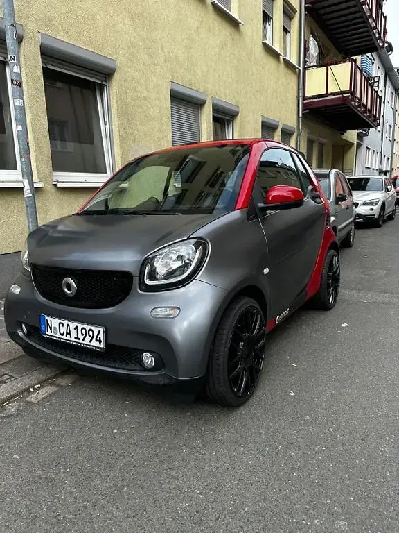Occasion Smart ForTwo Cabrio Brabus 90 ch (66 kW) 2017 Gris Cabriolet