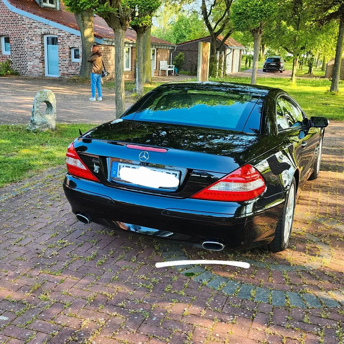 Gebraucht Mercedes SL500 388 PS (285 kW) 2007 Schwarz Cabrio