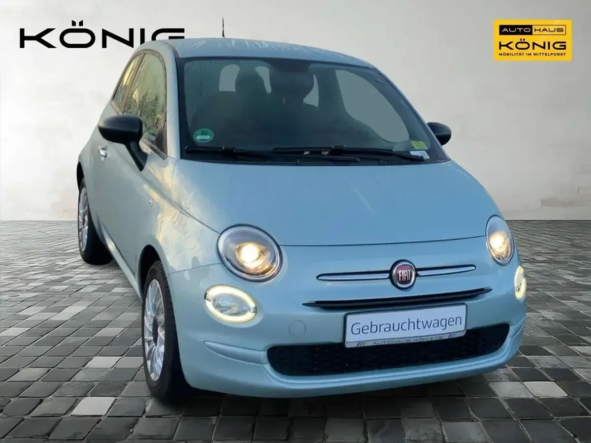 Gebraucht Fiat 500 Basis 69 PS (50 kW) 2023 Blau Limousine