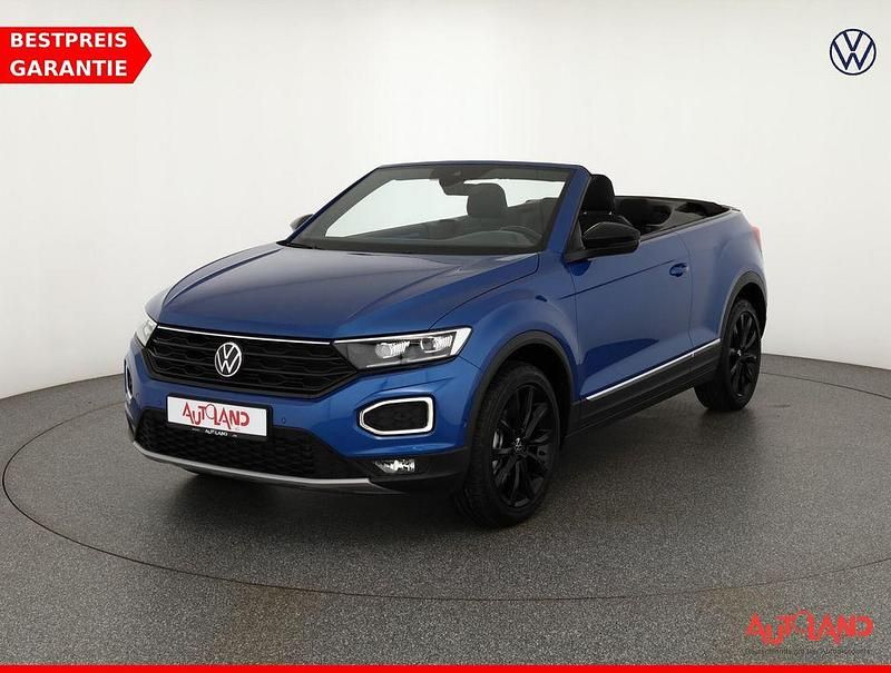 Ravennablau metallic (metallic) Gebraucht 2020 VW T-Roc Cabriolet Beats Cabrio | 25.490 € (Etwas zu teuer) - Bild 1/4