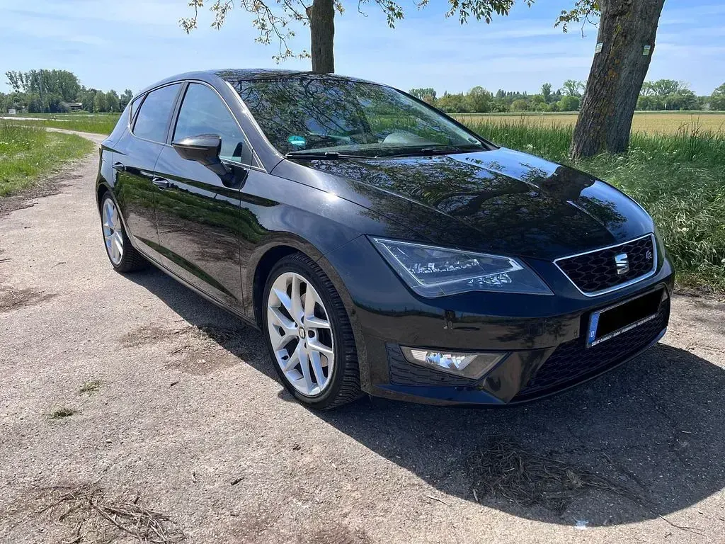 Usata Seat Leon FR 184 CV (135 kW) 2016 Nero Berlina