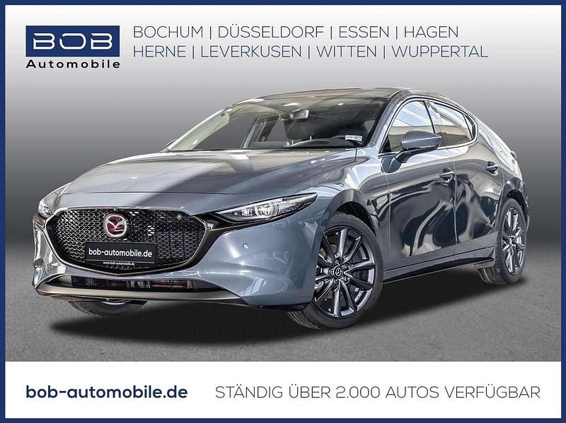 Neu Mazda 3 Exclusive-Line 140 PS (102 kW) 2025 Machine gray (grau) Limousine