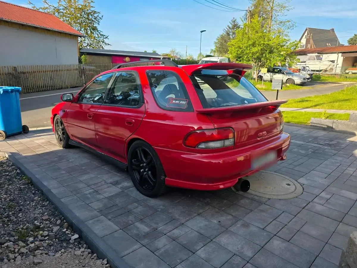 Usata Subaru Impreza 218 CV (160 kW) 2000 Rosso Station wagon