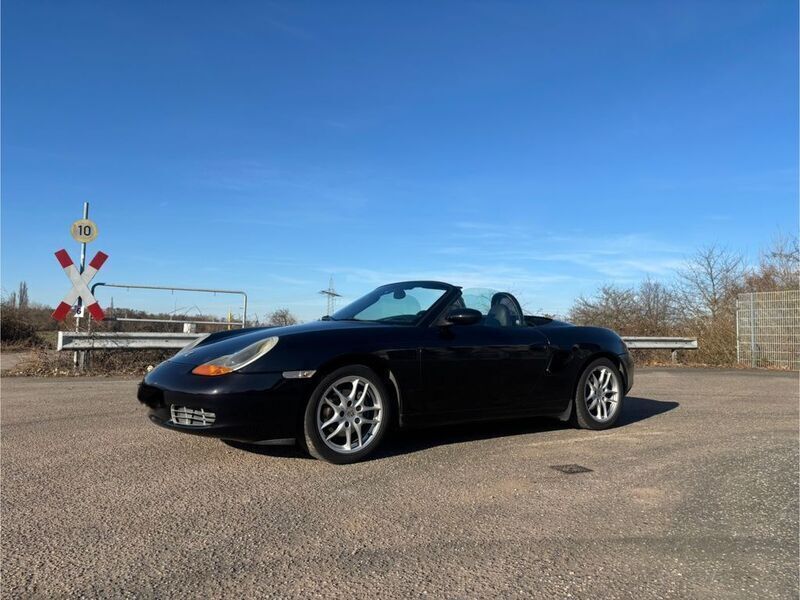 Schwarz Gebraucht 2001 Porsche Boxster Cabrio | 12.998 € - Bild 1/4