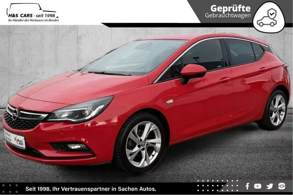 Gebraucht Opel Astra 150 PS (110 kW) 2015 Rot Limousine