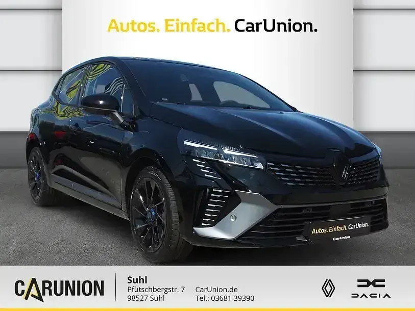 Neu Renault Clio V Esprit Alpine 91 PS (66 kW) 2025 Black pearlschwarz metallic Limousine