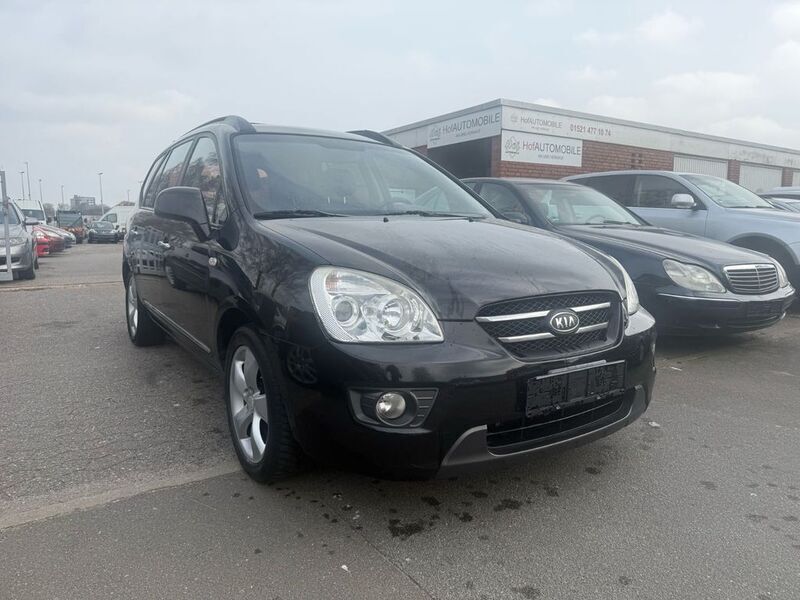 Schwarz Gebraucht 2008 Kia Carens EX Van / Kleinbus | 2.980 € (Fairer Preis) - Bild 1/4