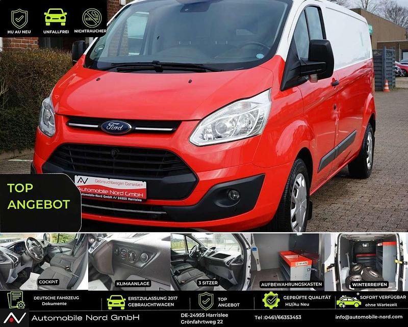 Second-hand Ford Transit Custom 170 CP (125 kW) 2017 Alb Monovolum
