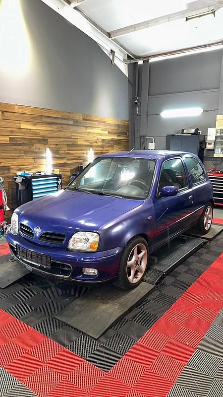 Blau Gebraucht 2002 Nissan Micra Kleinwagen | 499 € - Bild 1/4