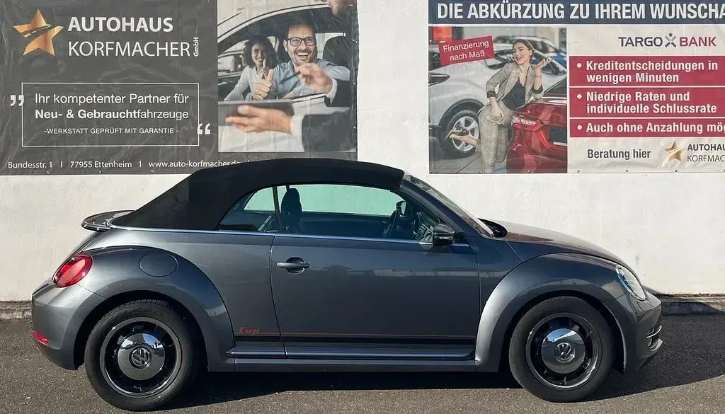 Gebraucht VW Beetle Cabriolet Cup 105 PS (77 kW) 2014 Platinum grey metallic Cabrio