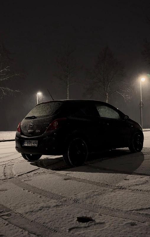 Gebraucht Opel Corsa Eco 2009 Schwarz Kleinwagen