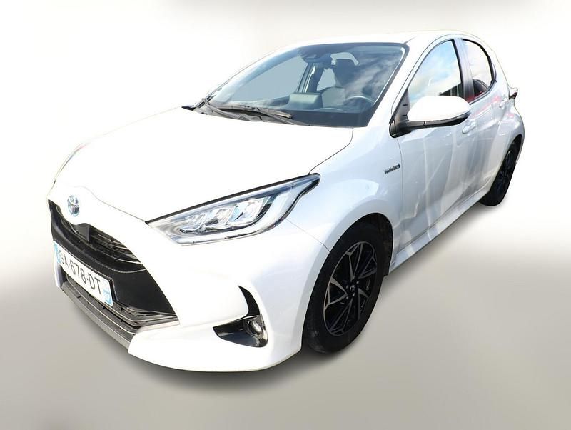 Super white Gebraucht 2021 Toyota Yaris Hybrid Team | 18.439 € (Superpreis) - Bild 1/4