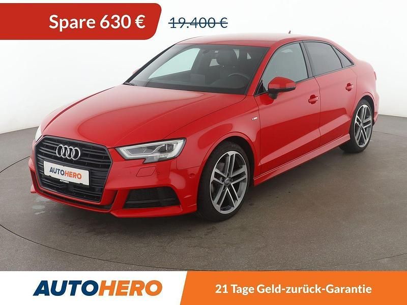 Rot Gebraucht 2016 Audi A3 S-Line Limousine | 18.380 € (Fairer Preis) - Bild 1/3