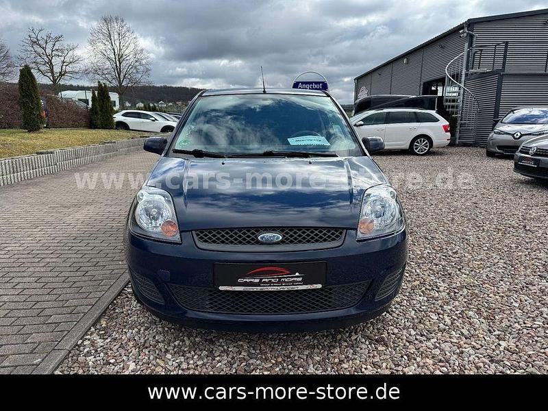 Gebraucht Ford Fiesta Style 69 PS (50 kW) 2008 Blau Kleinwagen