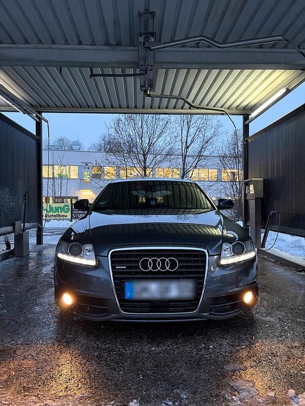 Grau Gebraucht 2009 Audi A6 S-Line Kombi | 10.000 € - Bild 1/4