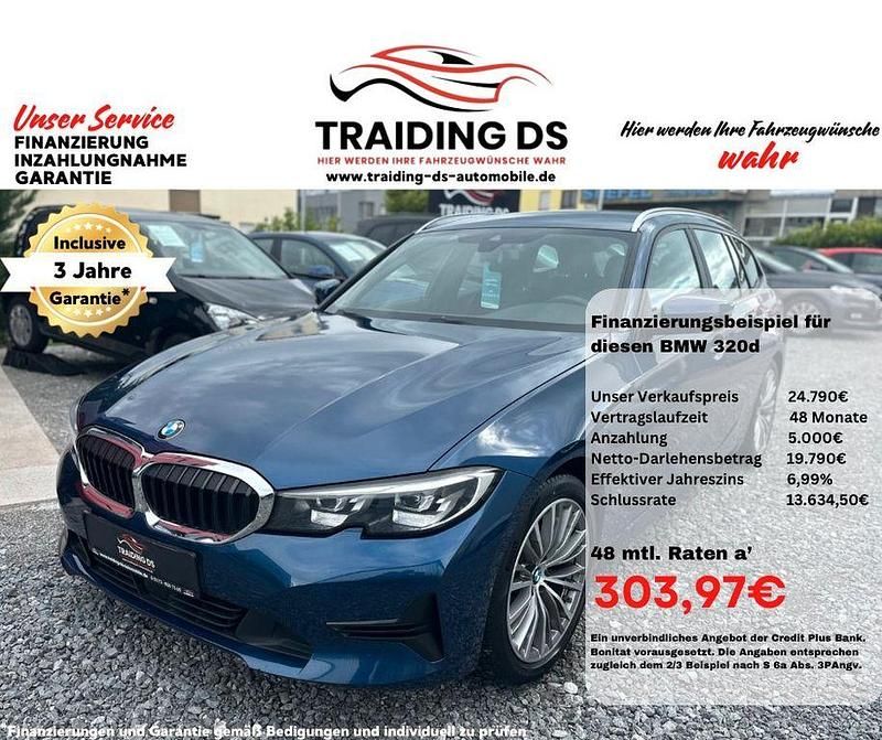 Blau Gebraucht 2021 BMW 320 Performance Limousine | 24.790 € (Superpreis) - Bild 1/4