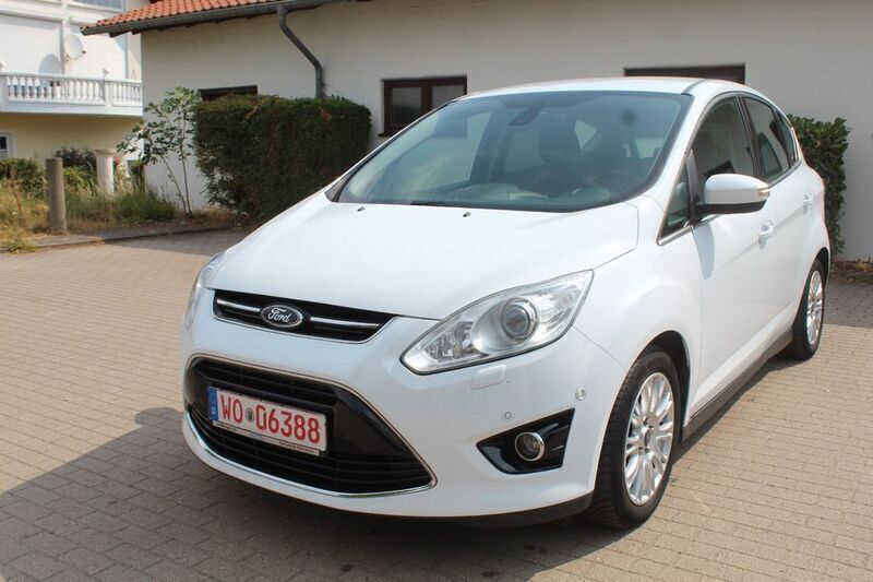 Weiß Gebraucht 2012 Ford C-MAX Titanium Van / Kleinbus | 3.980 € (Superpreis) - Bild 1/4