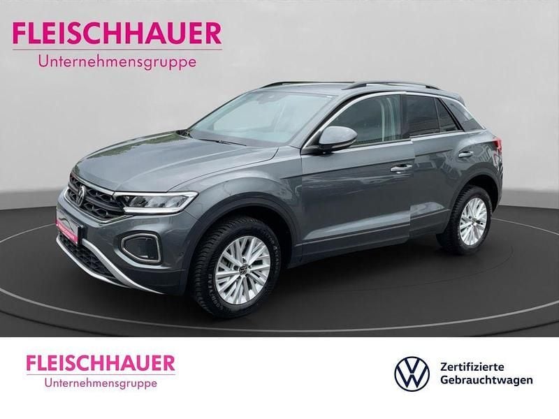 Grau Gebraucht 2024 VW T-Roc Life SUV | 21.980 € (Guter Preis) - Bild 1/4