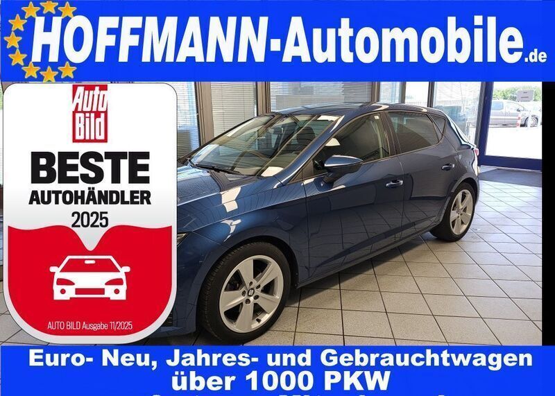 Blaumet. (metallic) Gebraucht 2017 Seat Leon FR Limousine | 12.800 € (Fairer Preis) - Bild 1/4