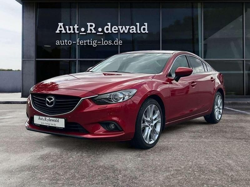 Rubinrot metallic Gebraucht 2014 Mazda 6 Sports-Line Limousine | 13.990 € (Superpreis) - Bild 1/4