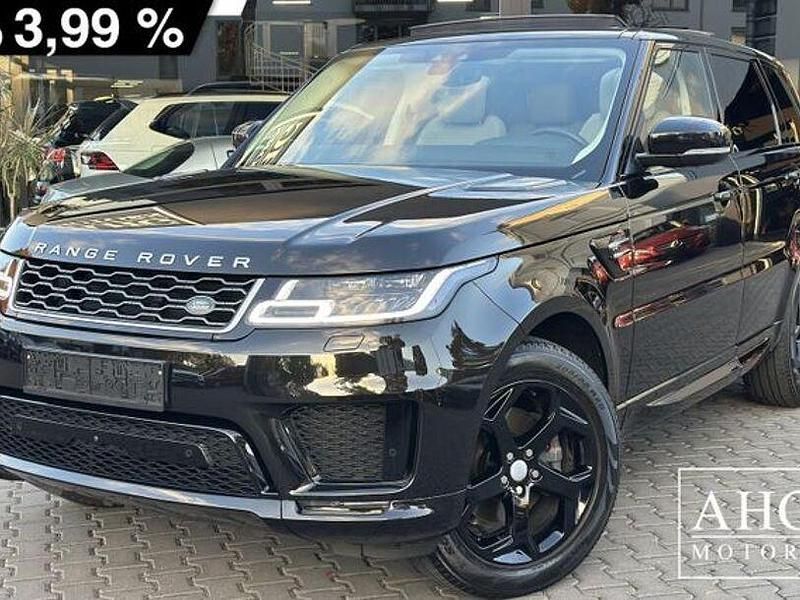 Santorini black metallic Gebraucht 2019 Land Rover Range Rover Sport HSE SUV | 38.750 € (Superpreis) - Bild 1/4