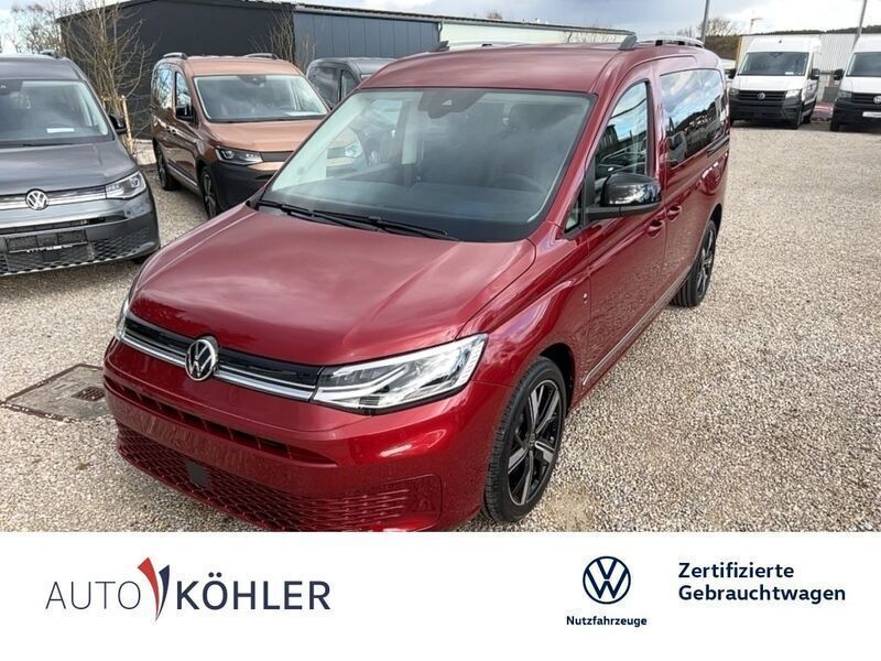 Rot Neu 2025 VW Caddy Maxi Style Van / Kleinbus | 44.940 € (Etwas zu teuer) - Bild 1/4