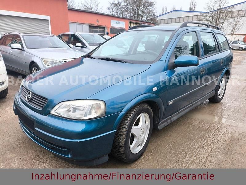 Gebraucht Opel Astra Selection 101 PS (74 kW) 2001 Grün Kombi