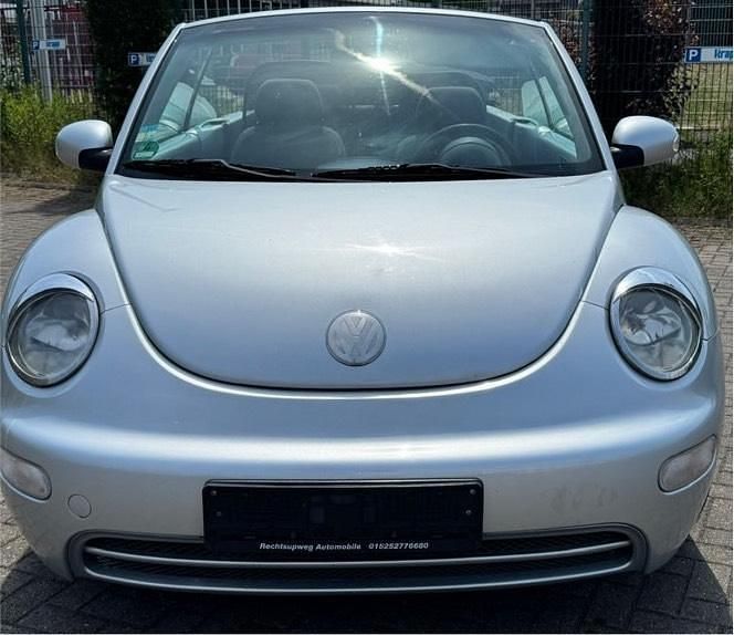 Silber Gebraucht 2003 VW Beetle Sportline Cabrio | 1.599 € (Superpreis) - Bild 1/4