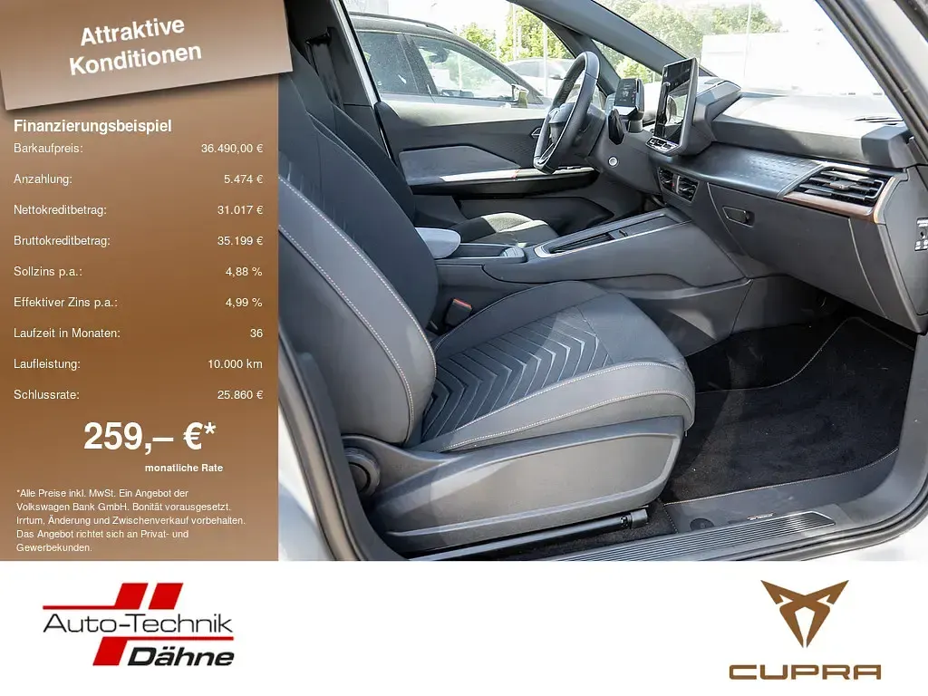Gebraucht Cupra Born 169 kW (231 PS) 2025 Geysir silver Kleinwagen