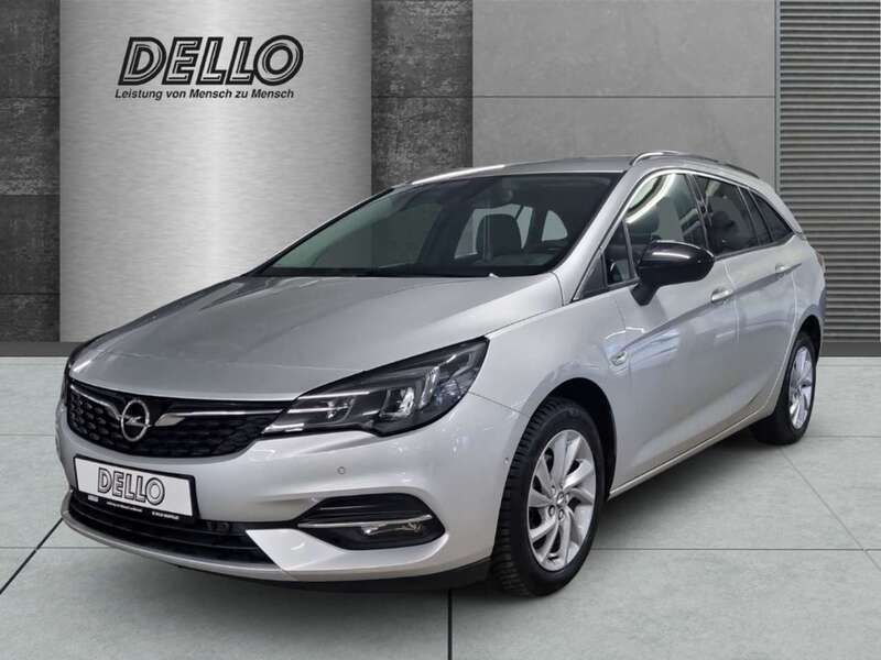 Silber Gebraucht 2022 Opel Astra Elegance Kombi | 14.970 € (Guter Preis) - Bild 1/4
