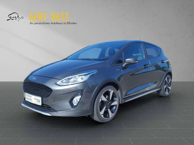 Magnetic grau met (metallic) Gebraucht 2018 Ford Fiesta Active Kleinwagen | 11.000 € (Fairer Preis) - Bild 1/4