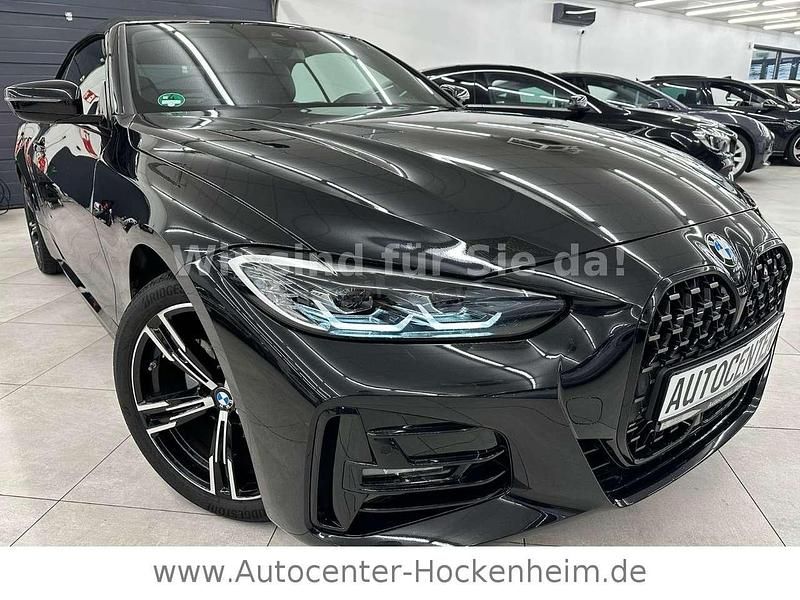Black sapphire metallic Gebraucht 2022 BMW 420 M Sport Cabrio | 42.200 € (Fairer Preis) - Bild 1/4
