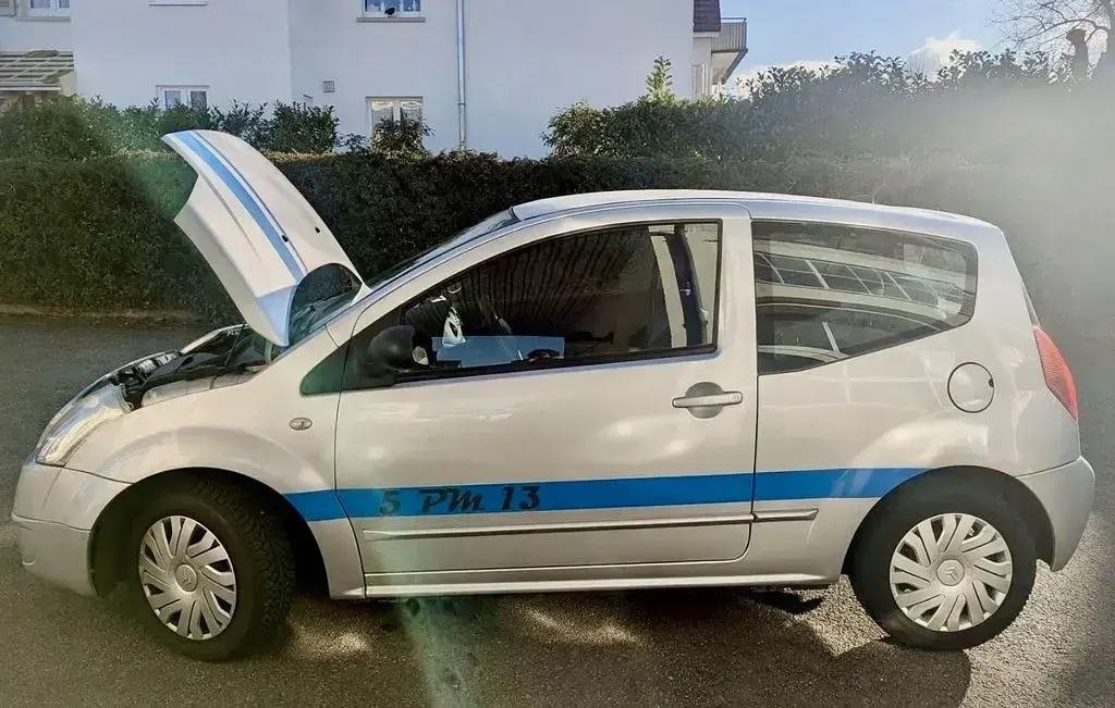 Gebraucht Citroën C2 Style 60 PS (44 kW) 2006 Silber Kleinwagen