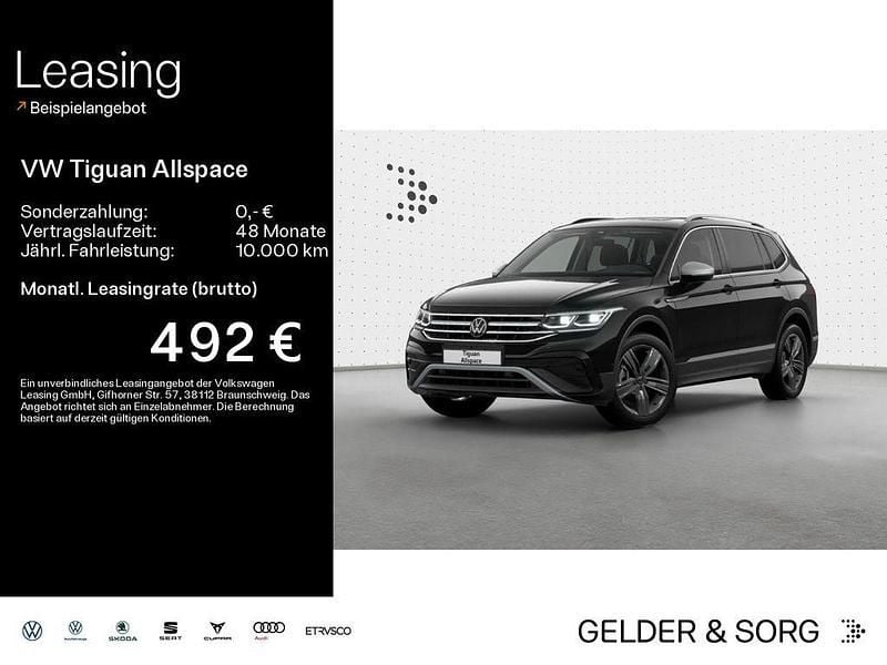 Gebraucht VW Tiguan Allspace Elegance 200 PS (147 kW) 2023 Deep black perleffekt SUV