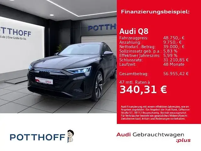 Gebraucht Audi Q8 e-tron S-Line 300 kW (408 PS) 2023 SUV