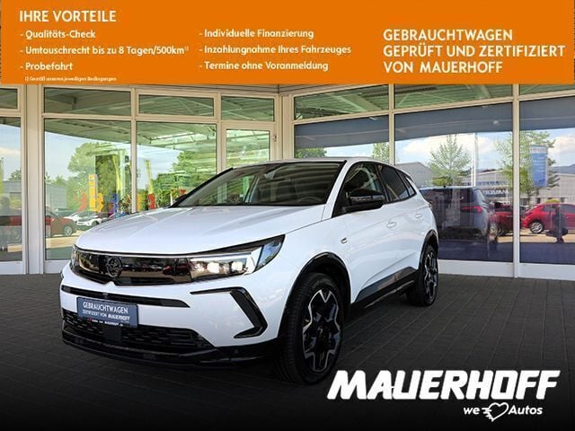 Lack weiss banquise/deckende l Gebraucht 2023 Opel Grandland X GS Line SUV | 27.490 € (Fairer Preis) - Bild 1/4