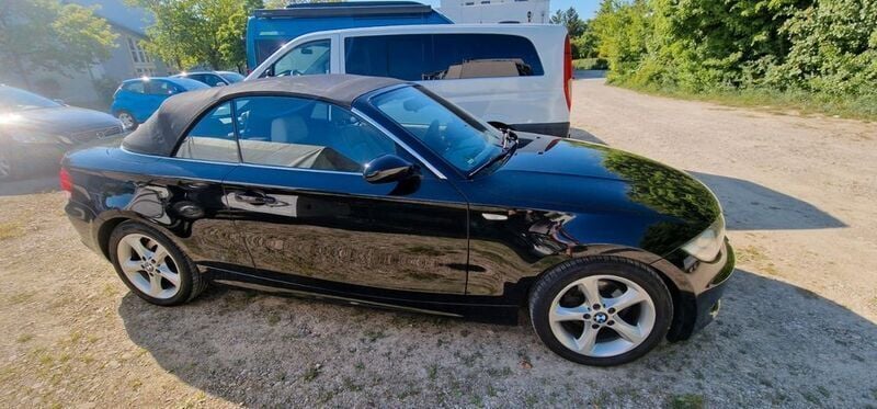 Schwarz Gebraucht 2008 BMW 120 Cabriolet Cabrio | 4.999 € (Guter Preis) - Bild 1/4