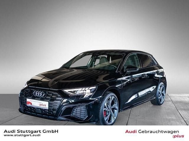 Mythosschwarz metallic Gebraucht 2023 Audi A3 Sportback e-tron S-Line Kleinwagen | 28.840 € (Fairer Preis) - Bild 1/4