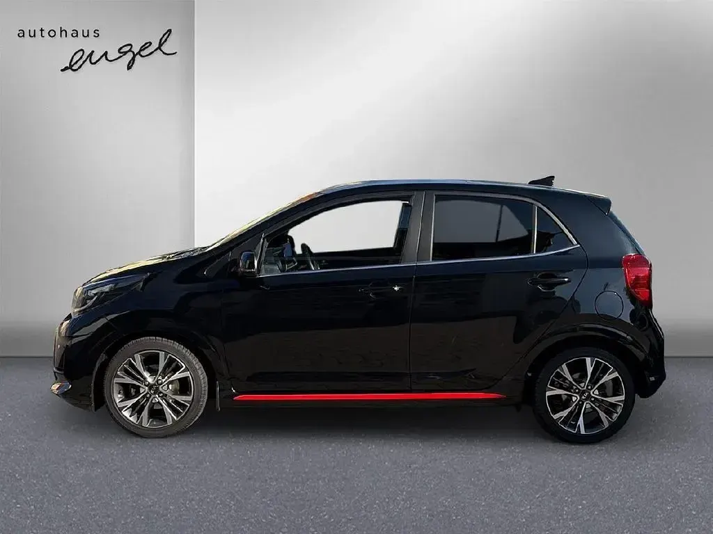 Gebraucht Kia Picanto GT-Line 101 PS (74 kW) 2021 Aurora schwarz metallic Kleinwagen