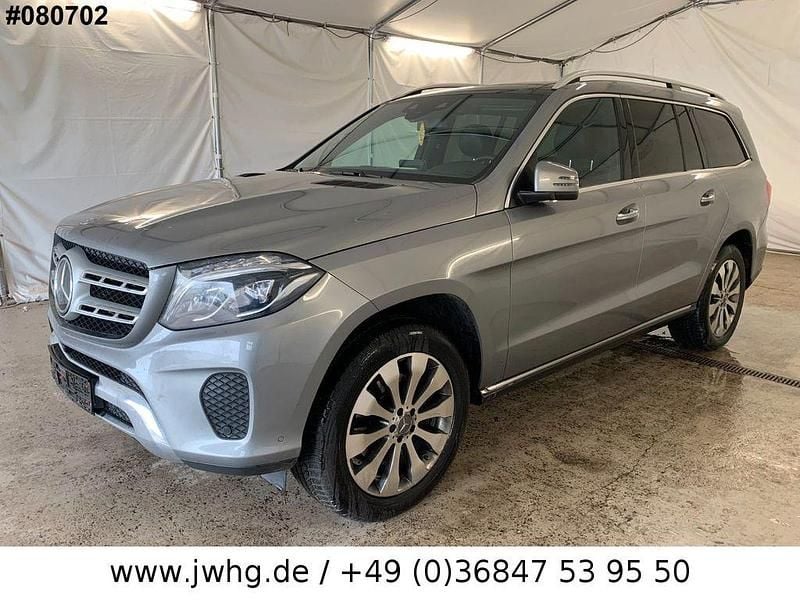 Palladiumsilber metalliclack (metallic) Gebraucht 2016 Mercedes GLS350 SUV | 29.950 € (Superpreis) - Bild 1/4