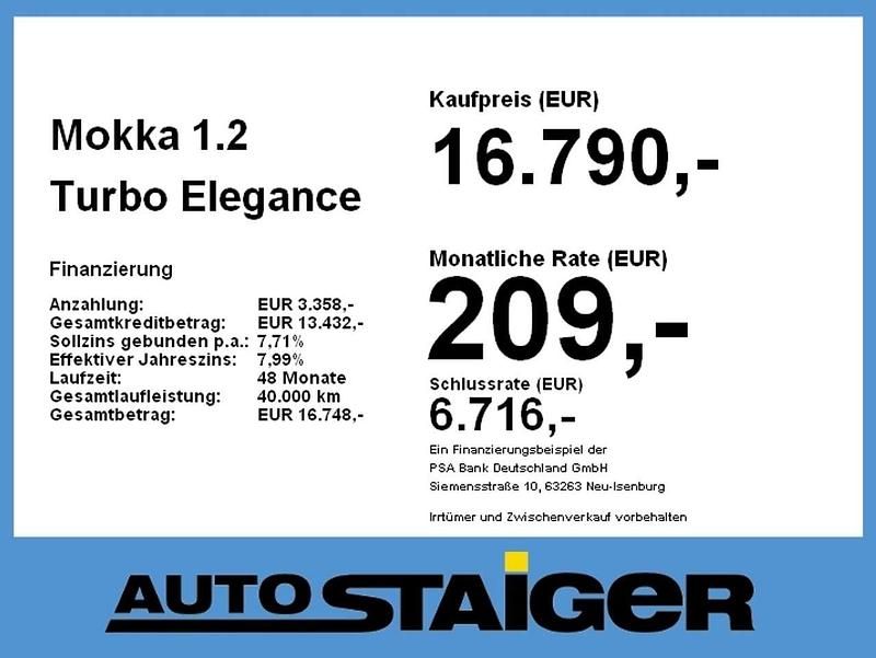 Gebraucht Opel Mokka Elegance 131 PS (96 kW) 2023 Kontrast grau/quarz silber SUV
