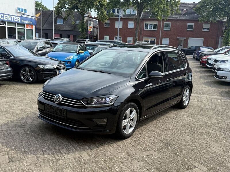 Schwarz Gebraucht 2014 VW Golf Sportsvan Highline Van / Kleinbus | 8.999 € (Guter Preis) - Bild 1/4