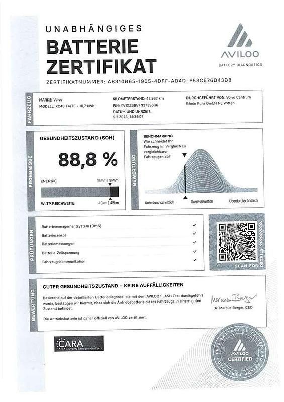 Gebraucht Volvo XC40 R-Design 261 PS (191 kW) 2022 Grau pebble grey / metallic SUV