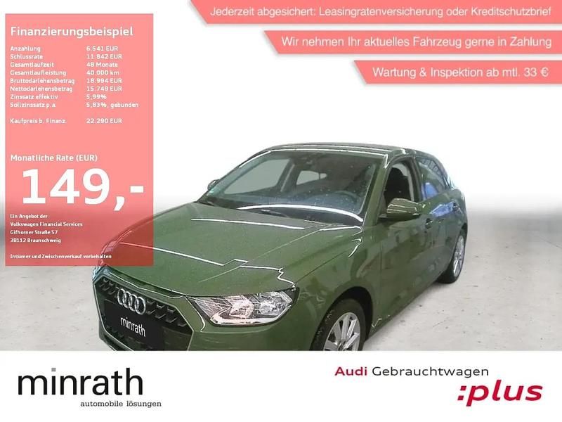 Grün Gebraucht 2024 Audi A1 Sportback Advanced Kleinwagen | 22.289 € (Guter Preis) - Bild 1/4