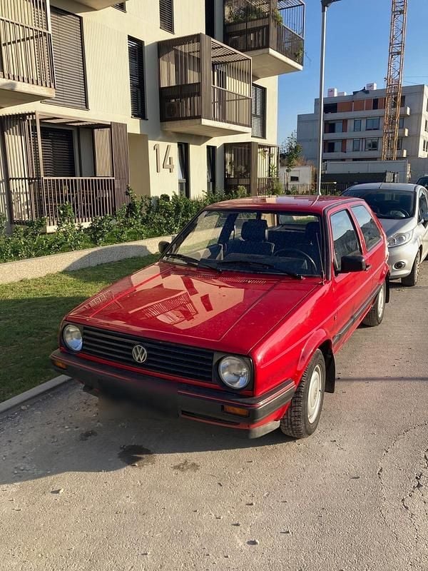 Gebraucht VW Golf II 54 PS (39 kW) 1990 Rot Kleinwagen