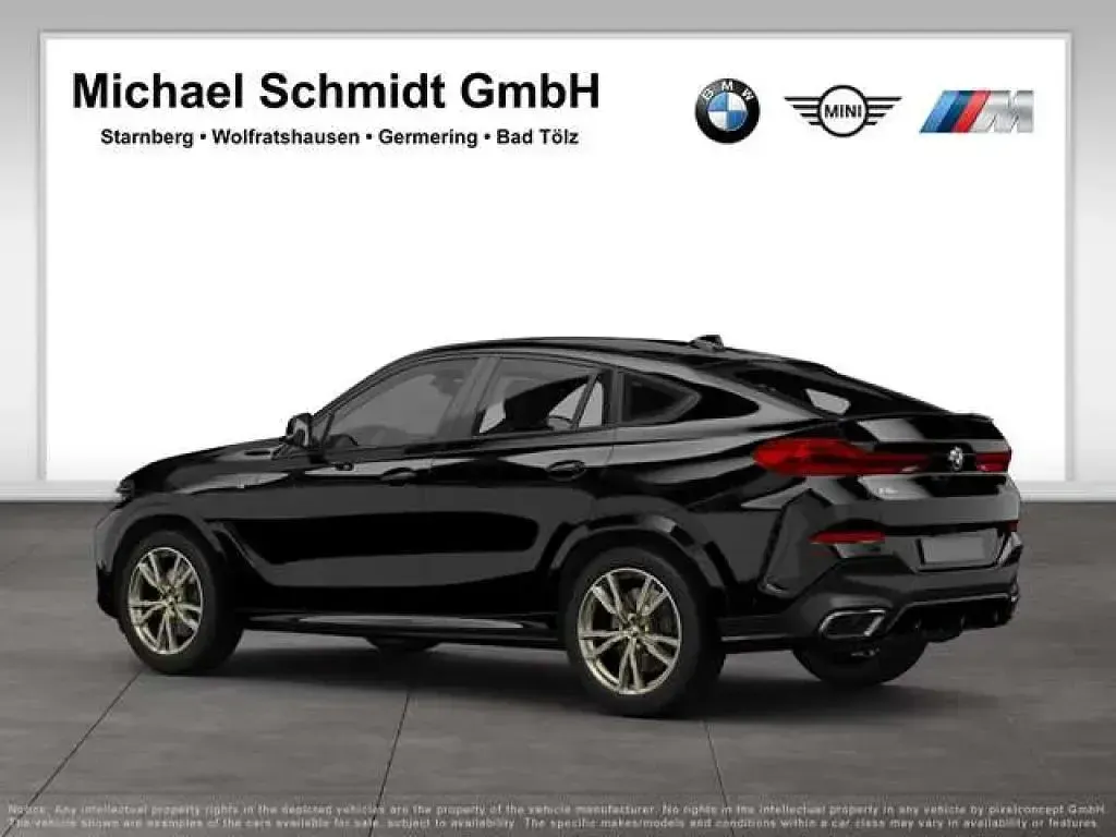 Gebraucht BMW X6 530 PS (389 kW) 2023 Saphirschwarz (metallic) SUV