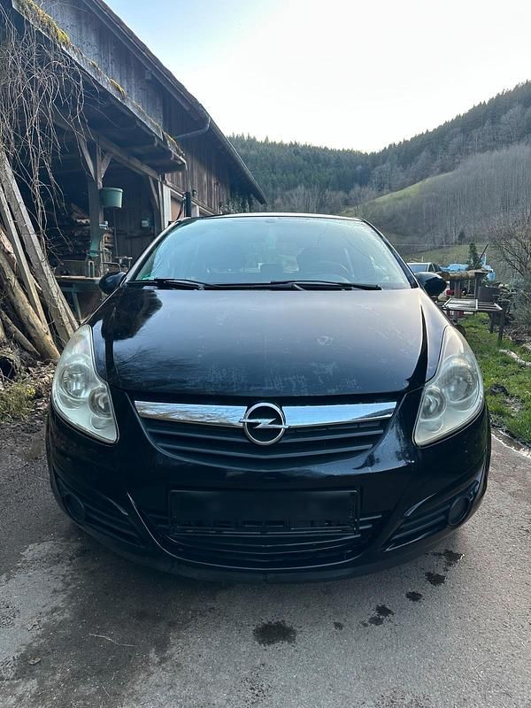 Gebraucht Opel Corsa 80 PS (58 kW) 2008 Schwarz Kleinwagen