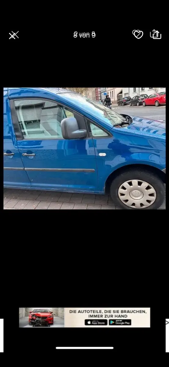 Gebraucht VW Caddy 105 PS (77 kW) 2006 Blau Van / Kleinbus