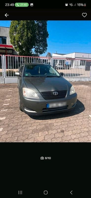 Gebraucht Toyota Corolla 97 PS (71 kW) 2002 Silber Kleinwagen