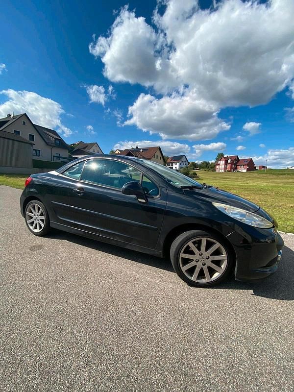Schwarz Gebraucht 2009 Peugeot 207 CC Roland Garros Cabrio | 1.750 € (Superpreis) - Bild 1/4